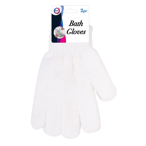 DID Exfoliating Bath Gloves 2pk